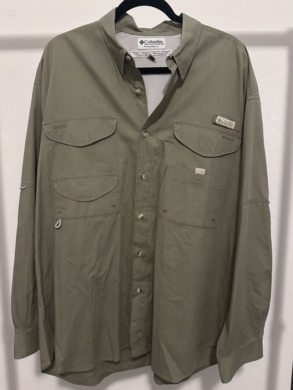 Columbia Men's Long-Sleeve Shirt - Olive